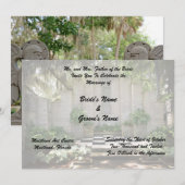 Invitations pour mariages (Devant / Derrière)