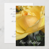 Invitations pour mariages (Devant / Derrière)