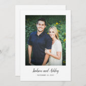 Invitations pour mariages | (Devant / Derrière)