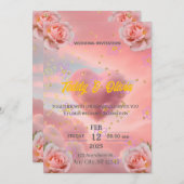 Invitations pour mariages (Devant / Derrière)