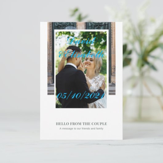 Invitations pour mariages  (Debout devant)