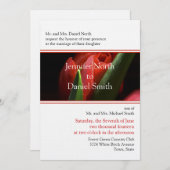 Invitations Pour Mariages (Devant / Derrière)