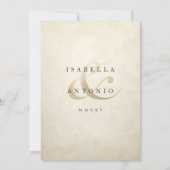 Invitations pour mariages| Collection d'Ivy Champa (Dos)