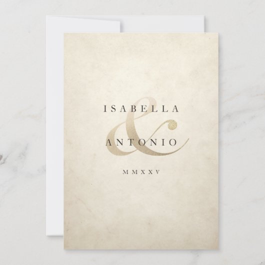 Invitations pour mariages| Collection d'Ivy Champa (Dos)