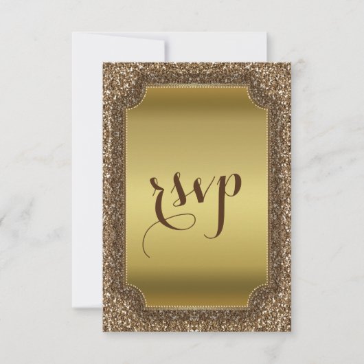 Invitations pour mariages | Parties scintillant d' (Devant)