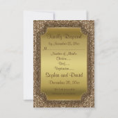 Invitations pour mariages | Parties scintillant d' (Dos)