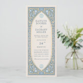 Invitations pour mariages | Vintage Nouveau (Debout devant)