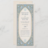 Invitations pour mariages | Vintage Nouveau (Devant / Derrière)