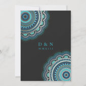 Invitations pour mariages | Viridian Bliss (Dos)