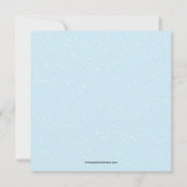 Invitations pour Noël à la fête de Noël à la Cute (Dos)