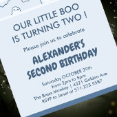 invitations pour un 2ème anniversaire Halloween de