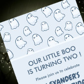 invitations pour un 2ème anniversaire Halloween de