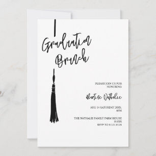 invitations pour un simple brunch de fête de fin d