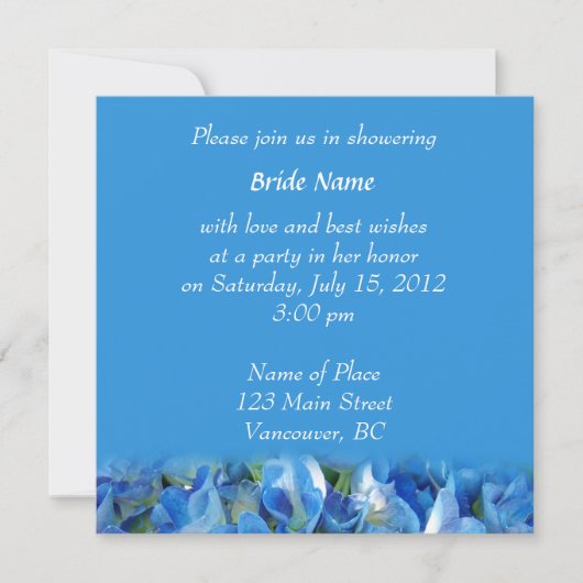 invitations pour une fête de mariage (Devant)