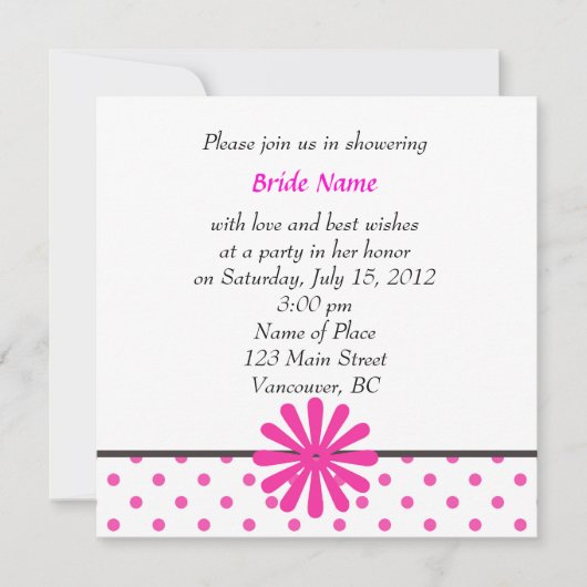invitations pour une fête de mariage (Devant)