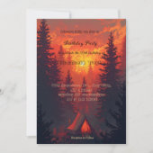 invitations pour une fête de scoutisme (Devant)