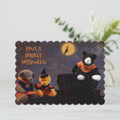 Invitations pour une fête d'Halloween (Debout devant)