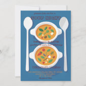Invitations pour une Soirée de Soupe (Devant)