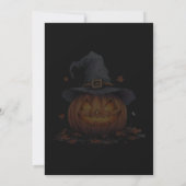 Invitations pour une soirée Halloween Costumes Eff (Dos)