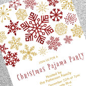 invitations pour une soirée pyjama d'adultes