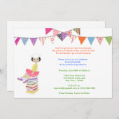 Invitations préscolaires ou maternelles (Devant / Derrière)