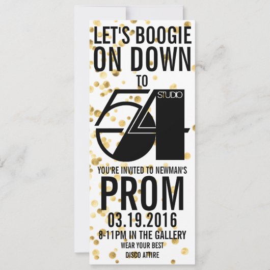 Invitations Prom 2016 (Devant)