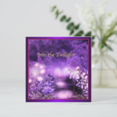 Invitations Prom Purple Moonlight (Debout devant)
