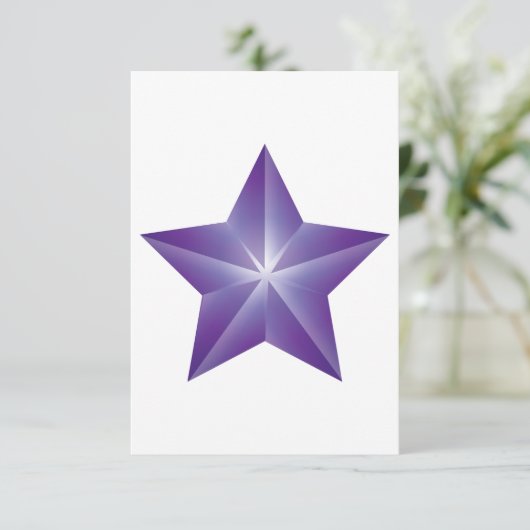 Invitations Purple Star (Debout devant)