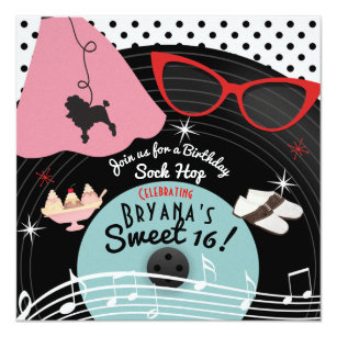 Invitations Faire Part Cartes Anniversaire Rockabilly Zazzle Be Invitations Faire Part Cartes Anniversaire Rockabilly Zazzle Be