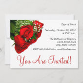 Invitations Red Roses (Devant)