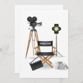 Invitations réglées de cinéaste (Devant / Derrière)