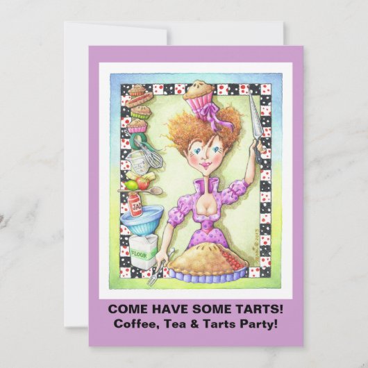 INVITATIONS - REINE DES TARTELETTES (Devant)