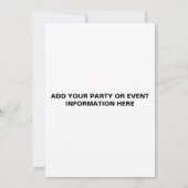 INVITATIONS - REINE DES TARTELETTES (Dos)