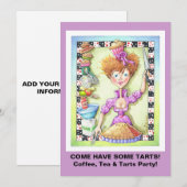 INVITATIONS - REINE DES TARTELETTES (Devant / Derrière)