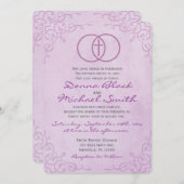 Invitations religieuses croisées encerclées de (Devant / Derrière)