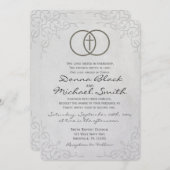 Invitations religieuses croisées encerclées de (Devant / Derrière)