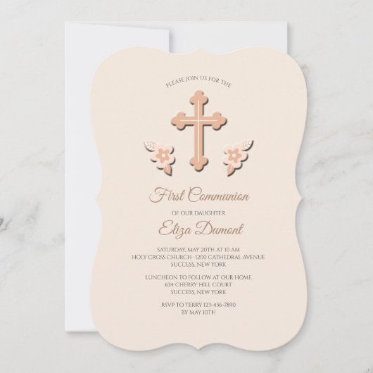 Invitations religieuses en pleine floraison (Devant)