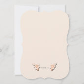 Invitations religieuses en pleine floraison (Dos)