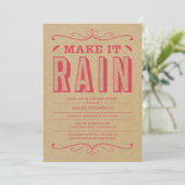 Invitations Retro Baby Shower (Debout devant)