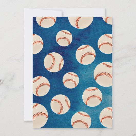 Invitations Retro Baseball Baby Shower (Dos)