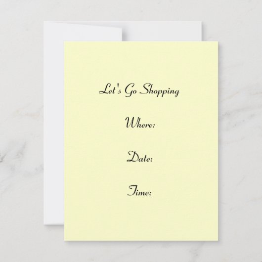 Invitations Retro Deco - Escalators des magasins d (Dos)