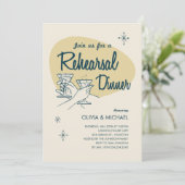 Invitations Rétro Mariage Rehearsal (Debout devant)