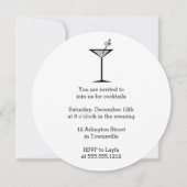 Invitations Retro Martini Cocktail Party (Dos)