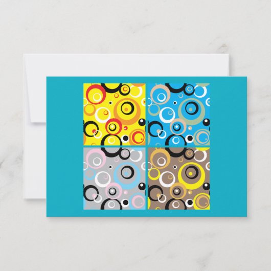 Invitations Retro Wallpaper (Devant)