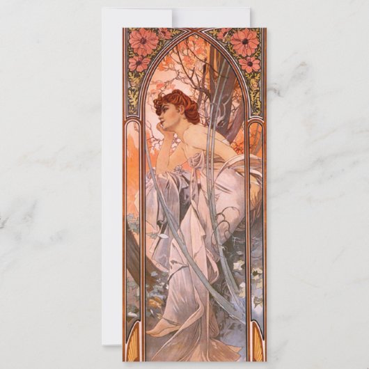 Invitations réverses de la soirée d'Alphonse Mucha (Devant)