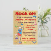 Invitations Rock Escalade Party (Debout devant)
