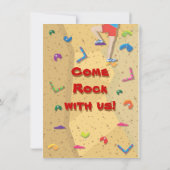 Invitations Rock Escalade Party (Dos)