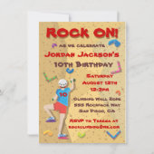 Invitations Rock Escalade Party (Devant)