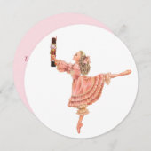 Invitations rondes de vacances de casse-noix (Devant / Derrière)