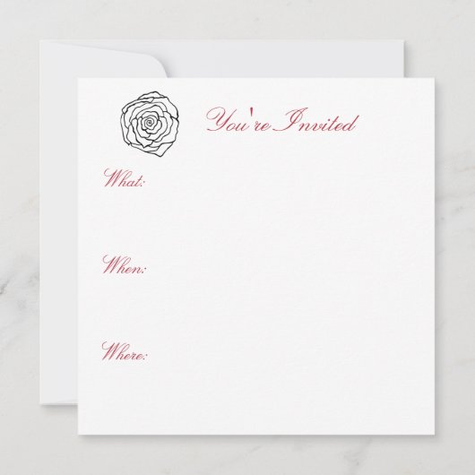 Invitations roses (Dos)